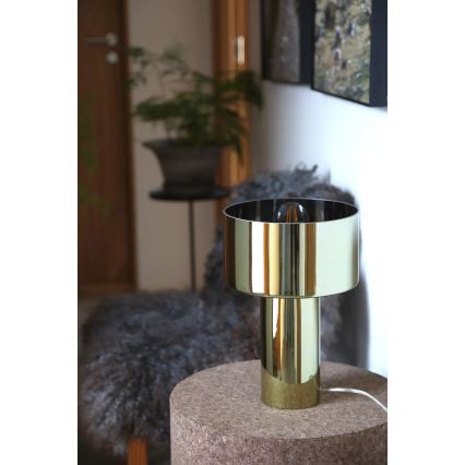 Markslöjd 109145 - Lampada da tavolo CORIN 1xE27/60W/230V dorata