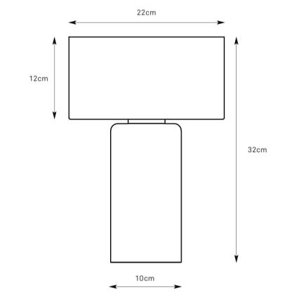 Markslöjd 109146 - Lampada da tavolo CORIN 1xE27/60W/230V oro rosa
