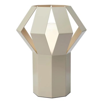 Markslöjd 109147 - Lampada da tavolo OCTA 1xE27/60W/230V crema