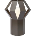 Markslöjd 109148 - Lampada da tavolo OCTA 1xE27/60W/230V marrone