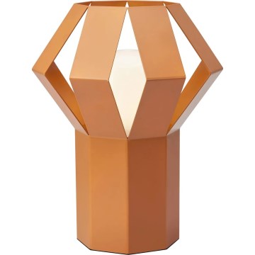 Markslöjd 109149 - Lampada da tavolo OCTA 1xE27/60W/230V arancione