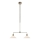 Markslöjd 109160 - Lampadario con asta VELA 2xE27/60W/230V bianco/ottone