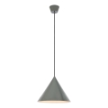Markslöjd 109162 - Lampada a sospensione su cavo TIP 1xE27/60W/230V, grigio