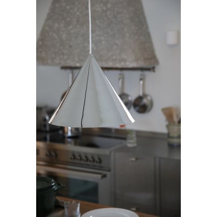 Markslöjd 109163 - Lampadario a sospensione con cavo TIP 1xE27/60W/230V diam. 37,5 cm cromo lucido