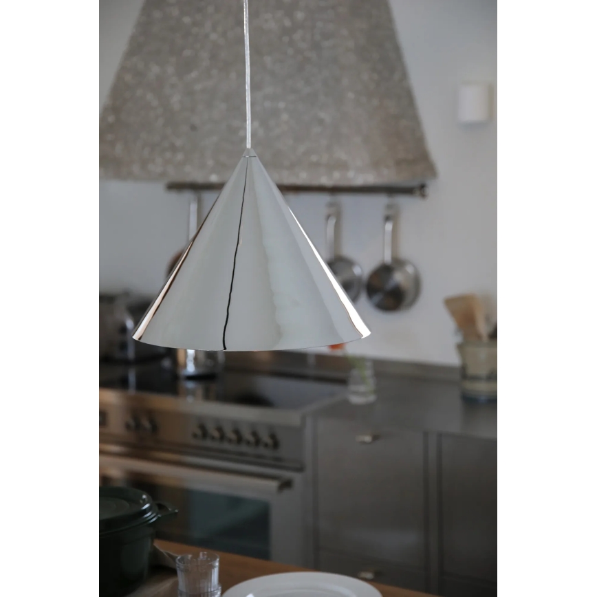 Markslöjd 109163 - Lampadario a sospensione con cavo TIP 1xE27/60W/230V diam. 37,5 cm cromo lucido