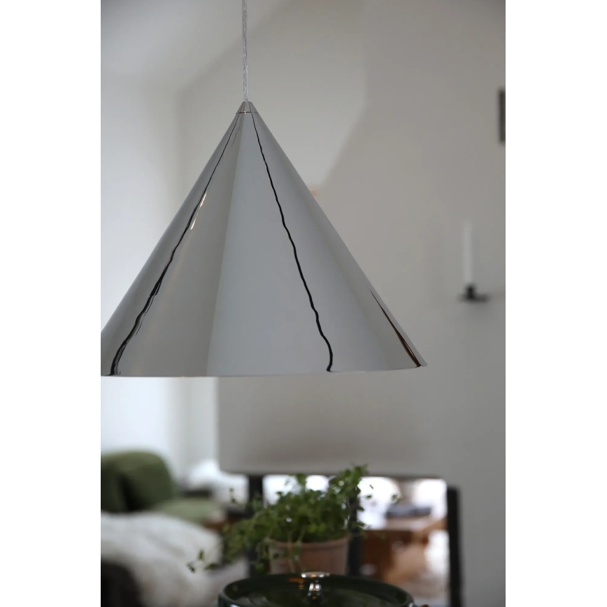 Markslöjd 109163 - Lampadario a sospensione con cavo TIP 1xE27/60W/230V diam. 37,5 cm cromo lucido