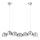 Markslöjd 109168 - Lampadario sospeso con cavo CUPOLO 7xE14/40W/230V cromo lucido