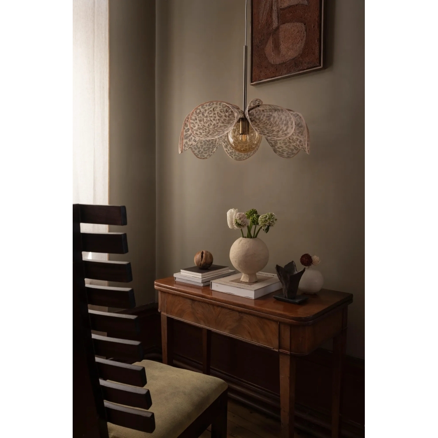 Markslöjd 109169 - Lampadario a sospensione su cavo STYRKA 1xE27/40W/230V, Ø 63 cm, beige