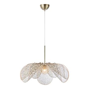 Markslöjd 109170 - Sospensione a cavo STYRKA 1xE27/40W/230V Ø 75 cm beige