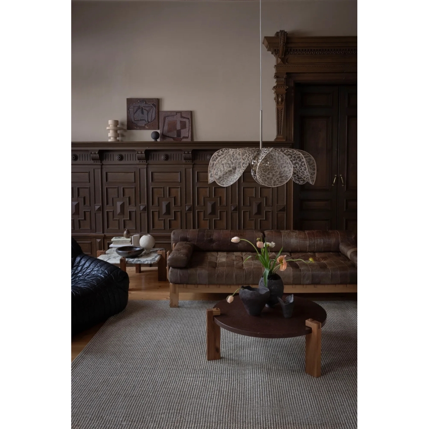 Markslöjd 109170 - Sospensione a cavo STYRKA 1xE27/40W/230V Ø 75 cm beige