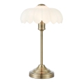 Markslöjd 109179 - Lampada da tavolo KURAGE 1xE27/60W/230V ottone/bianco
