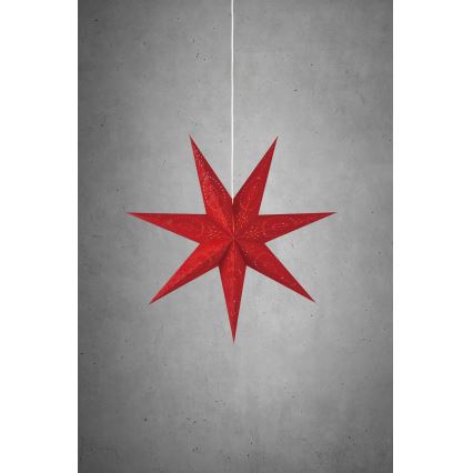 Markslöjd 700120 - Decorazione natalizia ARATORP 1xE14/25W/230V Ø 75 cm rossa