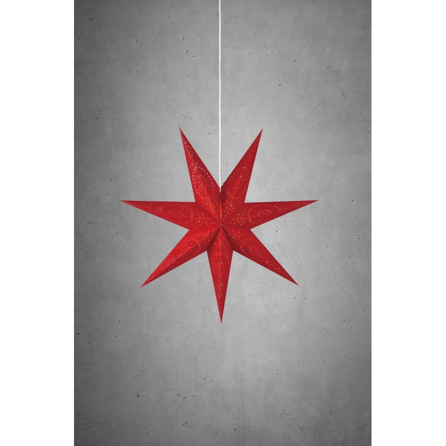 Markslöjd 700120 - Decorazione natalizia ARATORP 1xE14/25W/230V Ø 75 cm rossa