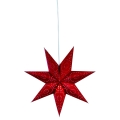 Markslöjd 700122 - Decorazione natalizia SATURNUS 1xE14/25W/230V diametro 45 cm rosso