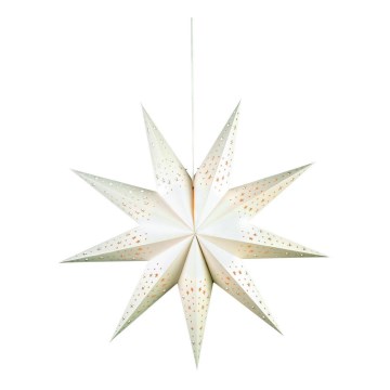 Markslöjd 700320 - Decorazione di Natale SOLVALLA 1xE14/25W/230V bianco 75 cm