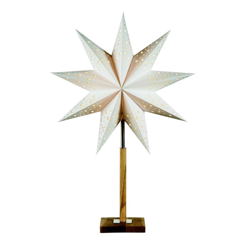 Markslöjd 700323 - Decorazione di Natale SOLVALLA 1xE14/25W/230V bianco 65 cm