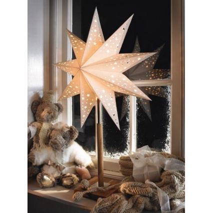 Markslöjd 700323 - Decorazione di Natale SOLVALLA 1xE14/25W/230V bianco 65 cm