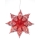 Markslöjd 702561 - Decorazione di Natale  HALL 1xE14/25W/230V rosso 70 cm