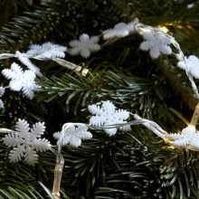 Markslöjd 702942 - Catena natalizia LED SNÖSTJÄRNA 20xLED 2,2m bianco caldo