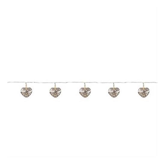 Markslöjd 703174 - Catena natalizia LED MILLA 10xLED/3xAA 2,1m bianco caldo