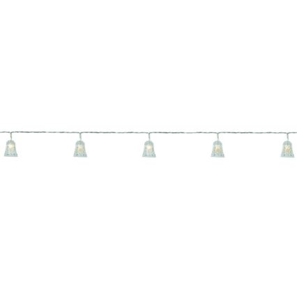Markslöjd 703237 - Catena luminosa BELL a LED, 10 LED, 2,1 m