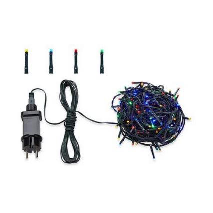 Markslöjd 703358 - Catena natalizia LED per esterni SKEN 80xLED 13m IP44 multicolore