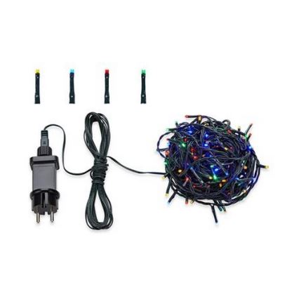 Markslöjd 703358 - LED catena luminosa natalizia da esterno SKEN 80xLED 13m IP44 multicolore