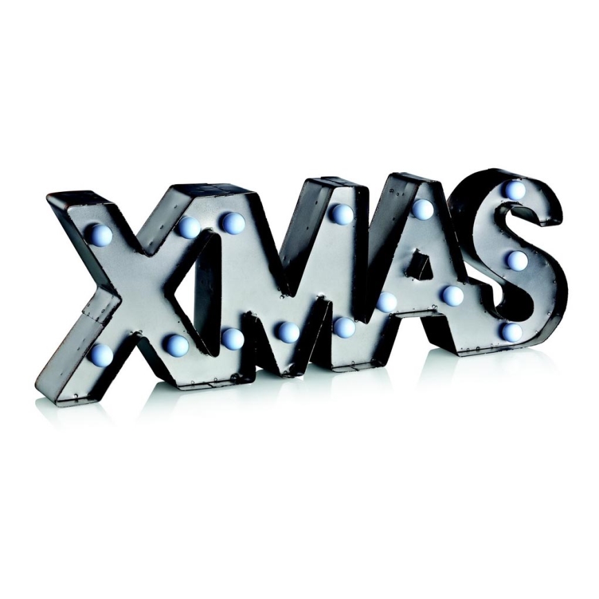 Markslöjd 703590 - Decorazione natalizia LED WORD 15xLED/0,9W/3xAA
