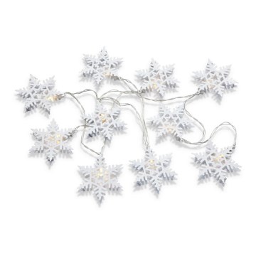 Markslöjd 703747 - Catena luminosa LED PRINCE 10xLED/3xAA 2,15m bianco caldo