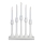 Markslöjd 703800 - Candelabro di Natale LÖVASA 5xE10/3W/230V bianco