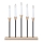 Markslöjd 704160 - Candelabro di natale JOHANSFORS 5xE10/3W/230V