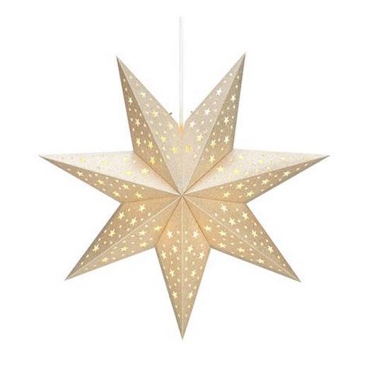 Markslöjd 704419 - Decorazione di Natale SOLVALLA 1xE14/25W/230V oro 45 cm