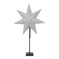 Markslöjd 704455 - Decorazione natalizia SOLVALLA 1xE14/25W/230V argento 69 cm
