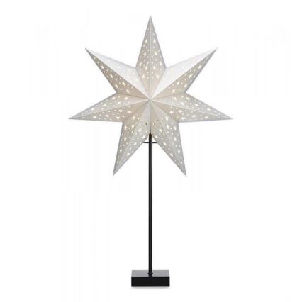 Markslöjd 704455 - Decorazione natalizia SOLVALLA 1xE14/25W/230V argento 69 cm