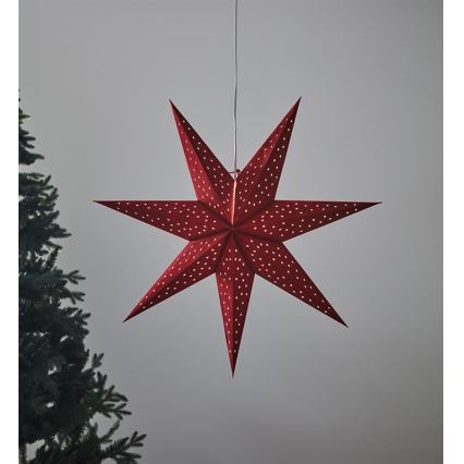 Markslöjd 704902 - Decorazione di Natale CLARA 1xE14/6W/230V 75 cm rosso