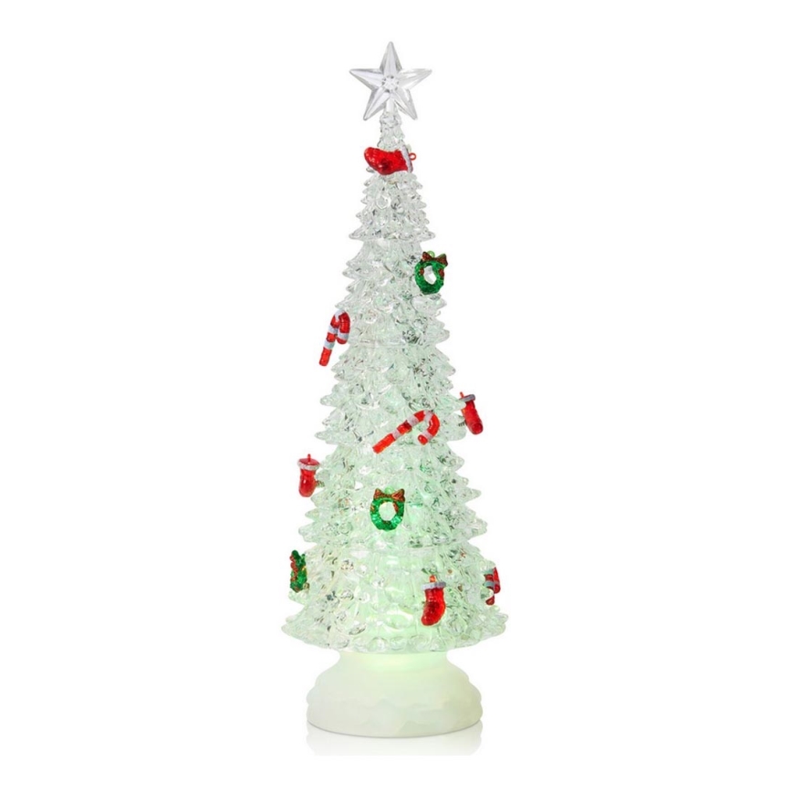 Markslöjd 705014 - Decorazione di Natale LED HAGABERG 20xLED/0,5W/3xAAA argento