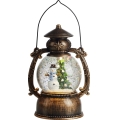 Markslöjd 705053 - Decorazione natalizia a LED LOTHAR LED/0,15W/3xAA lanterna bronzo