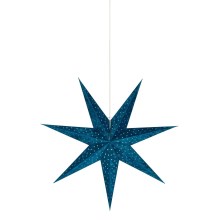 Markslöjd 705487 - Decorazione di Natale VELOURS 1xE14/6W/230V 75 cm blu