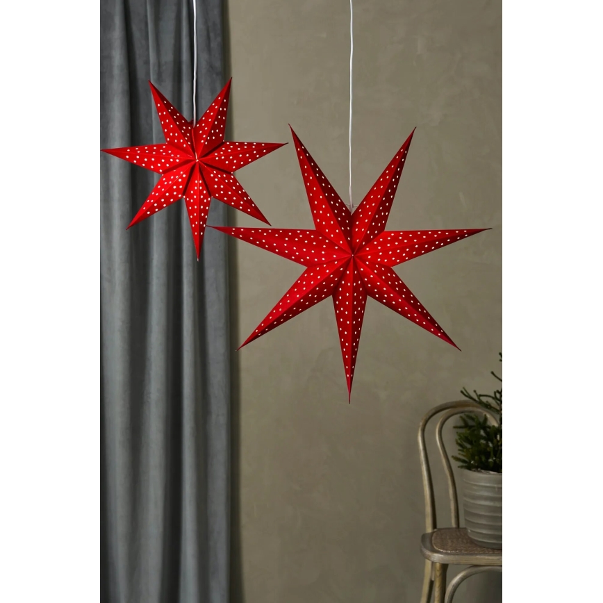 Markslöjd 705608 - Decorazione natalizia BLINK a LED, 0,2 W, 3x AA, diametro 45 cm, rossa