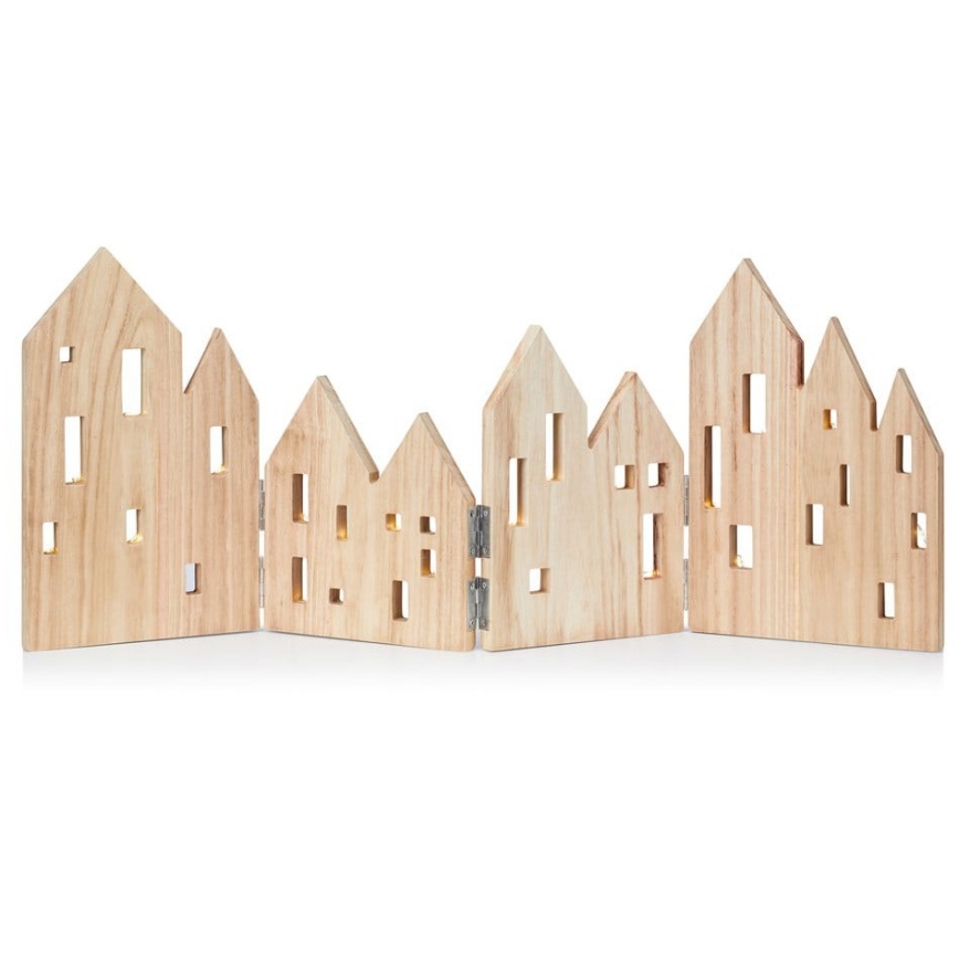 Markslöjd 705742 - Decorazione natalizia LED VIEW 20xLED/0,06W/3V legno