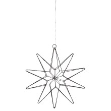 Markslöjd 705749 - Decorazione natalizia LED GLEAM LED/0,6W/3xAA nero