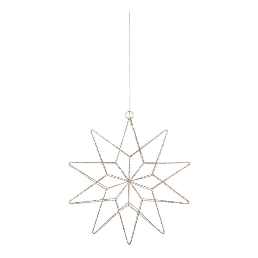 Markslöjd 705751 - Decorazione natalizia LED GLEAM LED/0,6W/3xAA oro