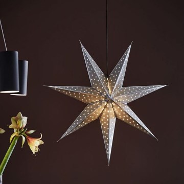 Markslöjd 705769 - Decorazione natalizia GLITTER 1xE14/25W/230V diametro 45 cm argento