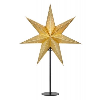 Markslöjd 705795 - Decorazione natalizia GLITTER 1xE14/25W/230V 65 cm nero/oro