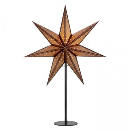 Markslöjd 705796 - Decorazione natalizia GLITTER 1xE14/25W/230V 65 cm bronzo/nero