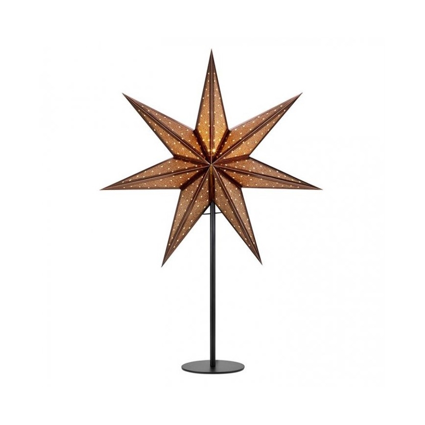 Markslöjd 705796 - Decorazione natalizia GLITTER 1xE14/25W/230V 65 cm bronzo/nero