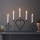 Markslöjd 705831 - Candelabro natalizio MELISSA 5xE10/3W/230V grigio