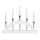 Markslöjd 705832 - Candelabro di natale BRIDGE 5xE10/3W/230V bianco