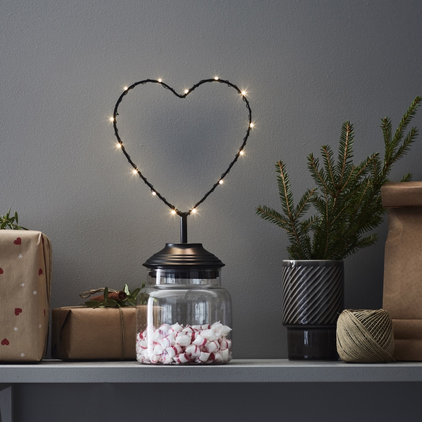 Markslöjd 705855 - Decorazione natalizia LED SWEETIE LED/0,45W/3xAA cuore