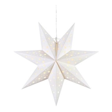 Markslöjd 705897 - Decorazione natalizia BLANK a LED/0,2W/3xAA Ø 45 cm bianca